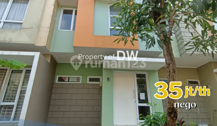 2 Bedroom House in Arcadia Gading Serpong Cluster Unfurnished