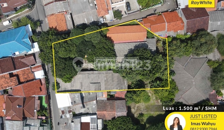 Land Area of 1,500 m², Prime Location in Jagakarsa