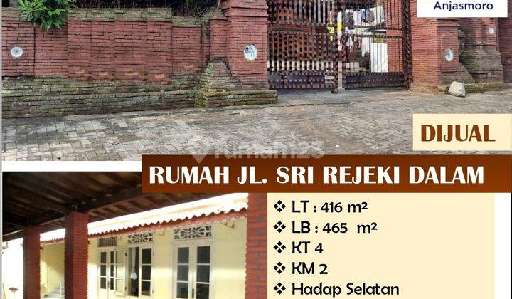 Rumah di jl. Sri rejeki dalam 1