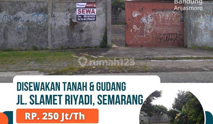 Tanah di jl. Slamet riyadi semarang 1