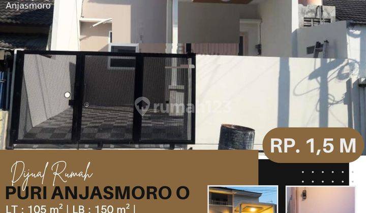 Rumah 2 lantai di jl puri anjasmoro 1