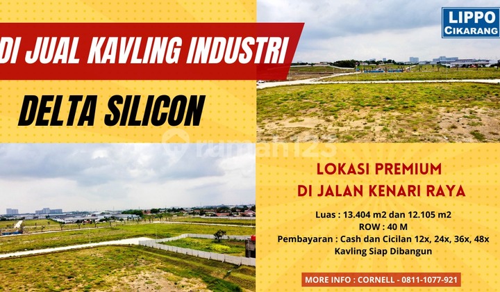 Tanah Industri Siap Bangun Di Delta Silicon Lippo Cikarang Bekasi 1