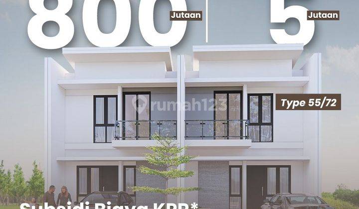 RUMAH 2 LANTAI CANTIK DI DEPAN MTOS TAMALANREA  1