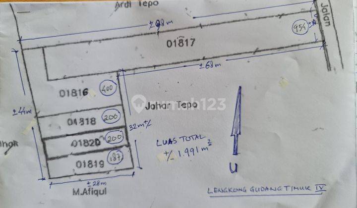 Tanah di Lengkong Gudang Timur 4, Bsd, Tangerang SHM 1.941 m² 1