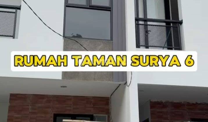 Rumah Baru selesai Bangun, 2 Lantai di Taman Surya 6, Jakarta Barat. 1