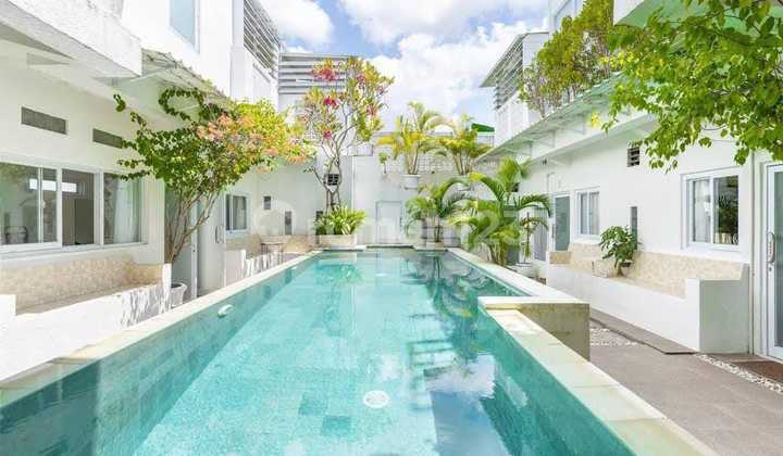 For Sale Active Guest House in Canggu with Rice Field View Fully Furnished