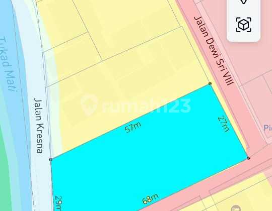 For Sale Land Dewi Sri Legian Hotel and Commercial Area