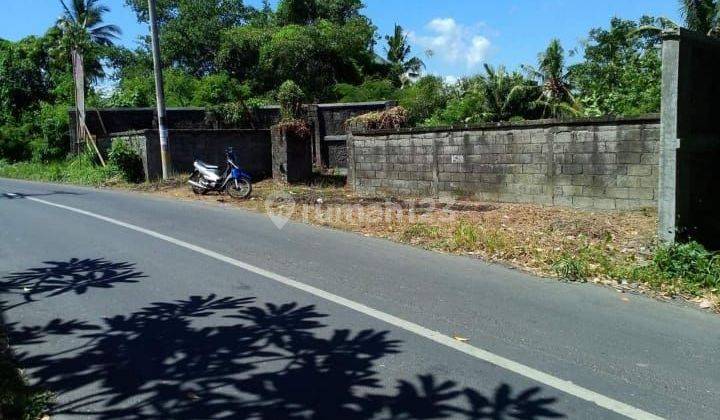 LAND ON THE ROAD SIDE & LOSS OF SABA RIVER GIANYAR BALI 2