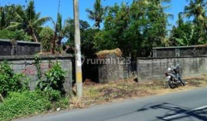 LAND ON THE ROAD SIDE & LOSS OF SABA RIVER GIANYAR BALI 1