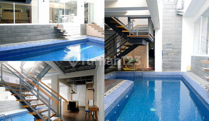 Rumah sudah Furnished di Dago komplek UNPAD ada kolam renang
