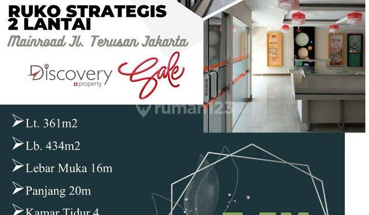 Dijual Ruko Strategis 2 Lantai Mainroad Di Bandung 1