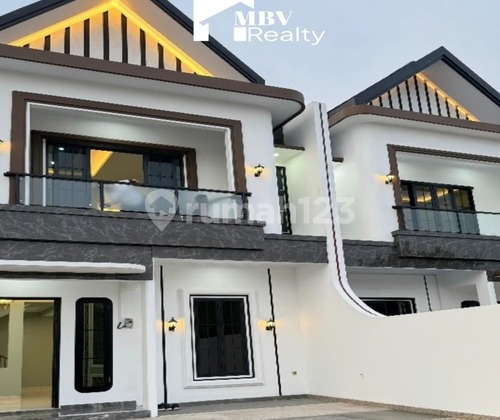 Rumah Modern Scandinavian Jagakarsa Desain Unik dan Mewah