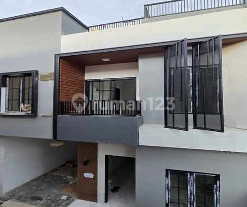 Rumah Minimalis Modern Full Bata Merah di Jagakarsa, Jaksel Rumah Minimalis Modern Full Bata Merah di Jagakarsa, Jaksel