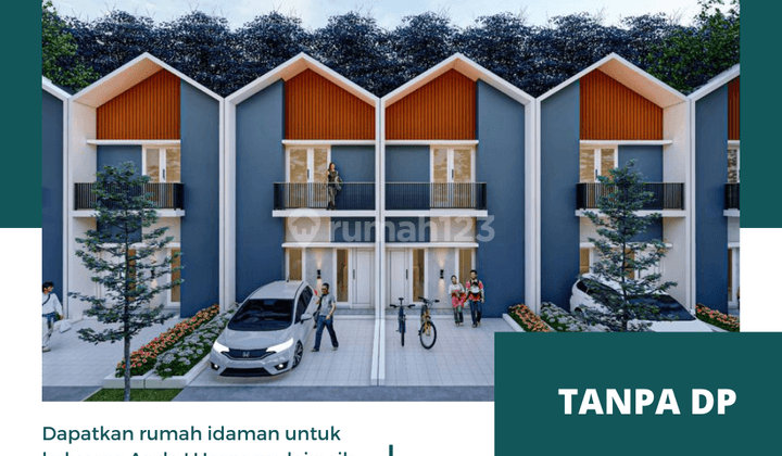 Rumah 2 lantai minimalis modern bebas banjir di depok 1