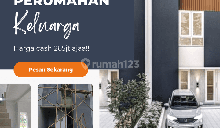 Rumah cantik 2 lantai tipe scandinavian di depok 1