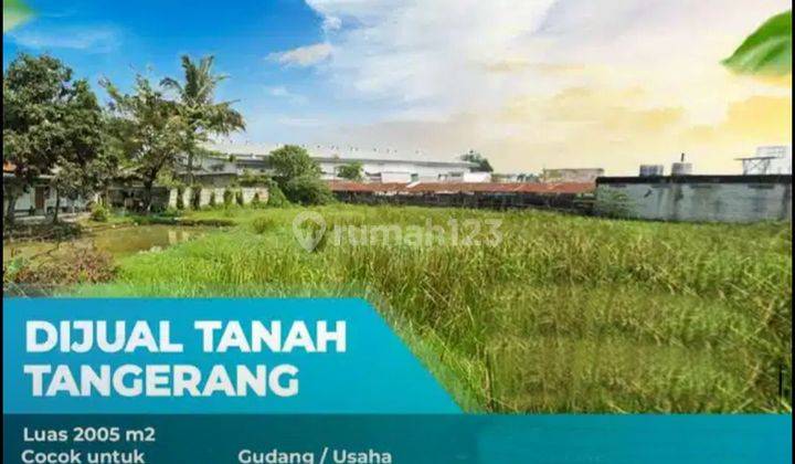 Tanah Murah Di Jalan Padat Karya Tangerang. 1