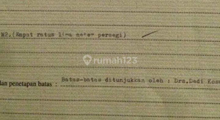 Tanah matang murah cocok buat 2 rumah dekat pintu toll pasteur 2