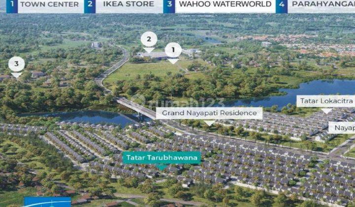 Kavling Tanah Kbp Murah di Tatar Baru Tarubhawana Kota Baru Parahyangan Dekat Ikea 2