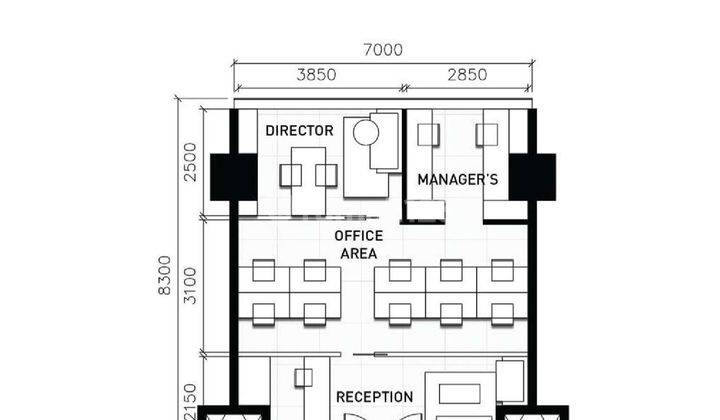 Dijual Apartemen The Smith, Type Office B di Alam Sutera, Tangerang 2