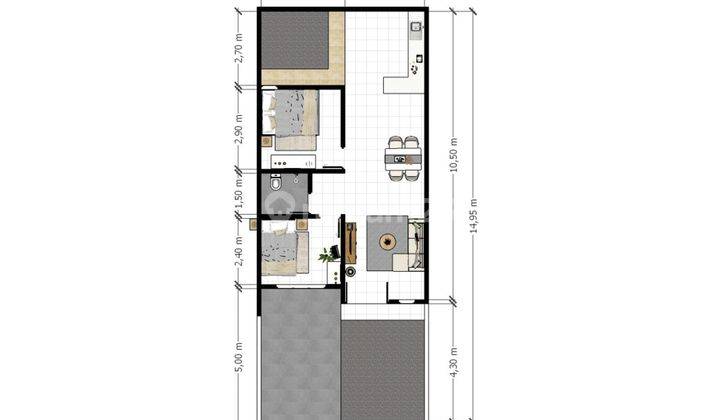 Dijual Rumah Grand Depok City, Cluster Puri Insani 2 di Cilodong, Depok, Jawa Barat 2