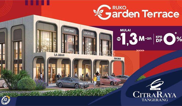 Ruko 2 Lantai Terbaru Garden Terrace di Citra Raya, Tangerang 1