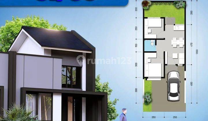 Rumah Murah 400 Jutaan Fasilitas Lengkap Dekat Tol Legok 2