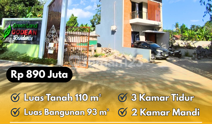 Rumah Murah 2 Lantai Dekat New Polda Jogja Dan Al Azhar Schools 1