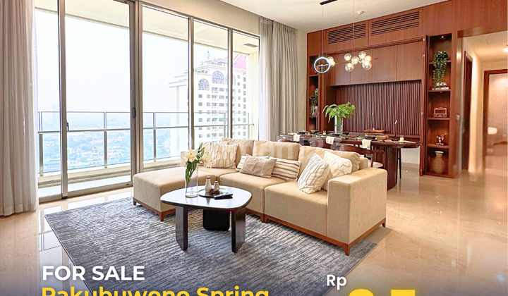 Luxury Apartment The Pakubuwono Spring Size 170m² 2BR Type Fully Furnished