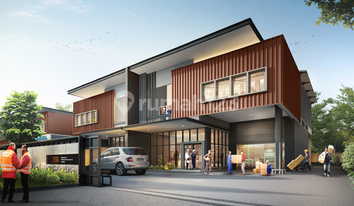 Gudang Smart Manufacturing Hub Posisi Hoek Kawasan Industri Jababeka