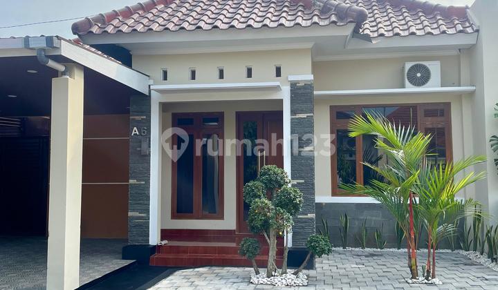 For Rent Minimalist House Fully Furnished in Gated Community with Security Around Kalasan