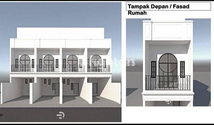 RUMAH BARU TANJUNG DUREN 3 LANTAI HANYA 4 UNIT 2