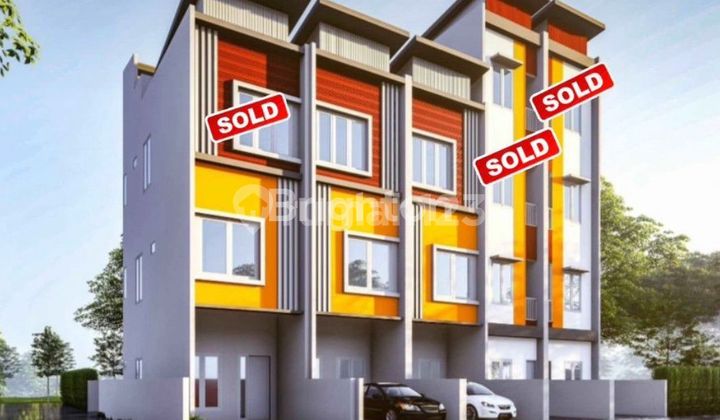 RUMAH BARU TANJUNG DUREN JAKARTA BARAT 4 LANTAI BEBAS BANJIR