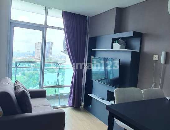 For Sale Brooklyn Alam Sutera Apartment 1BR type furnished premium location easy access Mall view.