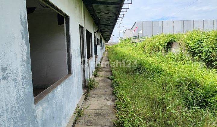 Dijual Gudang Ex-Pabrik siap pakai Akses kontainer 40ft di kawasan industri Pancatama Cikande - Kab Serang. Byn 2