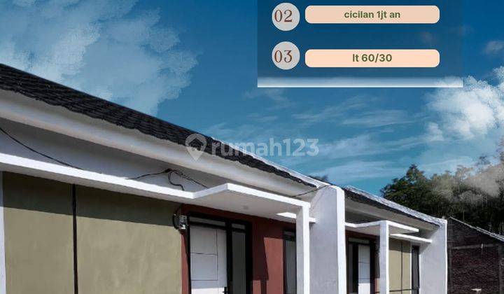 beli rumah 100juta cicilan flat di leles 1