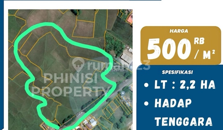 Land at Jl. Poros Palopo Makassar No. 204, Songka, Wara Selatan, Palopo City, South Sulawesi, Indonesia, 91959, Barru 2200.0 ha