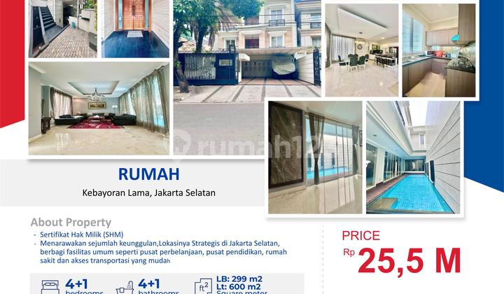 Rumah SHM Kebayoran Lama, Jakarta Selatan 1