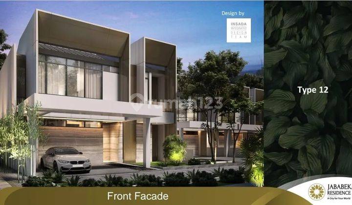 Dijual Rumah Baru 2 Lantai di Paradiso Golf Villa Type 12x17 M2 Jababeka Cikarang Jawa Barat 2