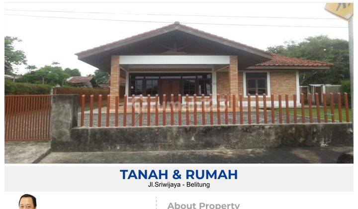 Dijual Cepat Tanah Ada 2 Bangunan Rumah Tinggal di Belitung  1