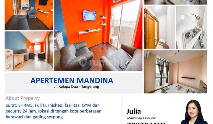 Dijual Apartemen Mandina Full Furnished Tinggal Bawa Koper 1