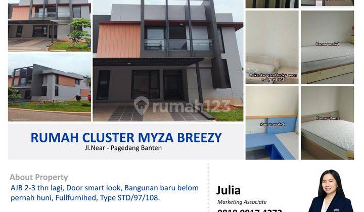 Di Jual Rumah Fullfurnished Cluster Myza Breezy House 1