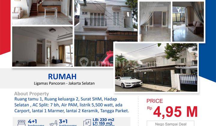 Dijual Rumah Luas 155m2 Pancoran Jakarta Selatan  1