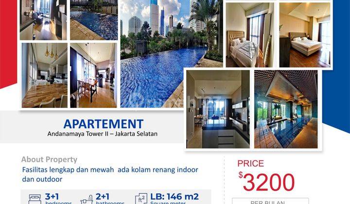 Disewa Apartement Anandamaya Residences Fasilitas Lengkap Dan Mewah  1