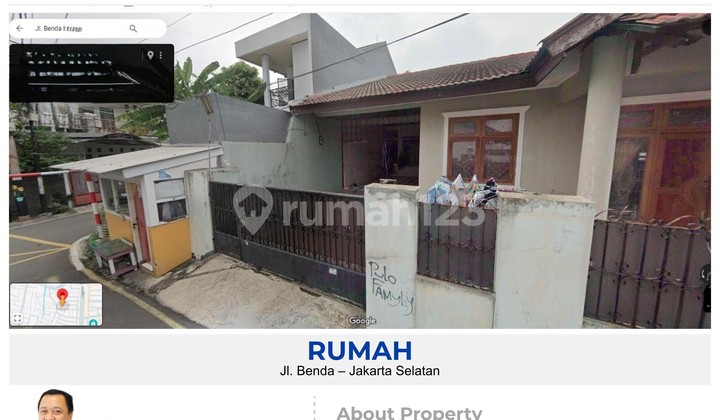 Dijual Rumah Tua Hitung Tanah di Jl.benda Kebayoran Lama Jakarta Selatan 1