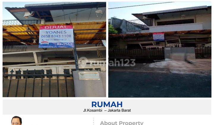 DIJUAL Rumah Tua Hitung Tanah di Tomang Jakarta Barat 1