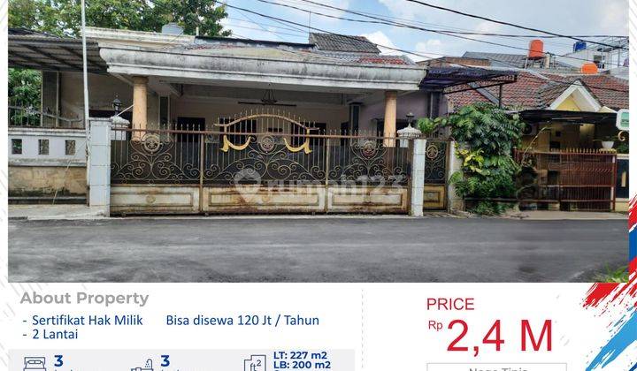 DIJUAL DAN DISEWA Rumah Luas 227 m2 Bintaro Hijau Tangerang  1