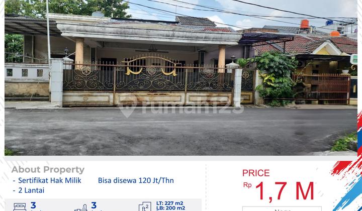 Dijual Rumah 2 Lantai Dipuri Bintaro Hijau Tangerang