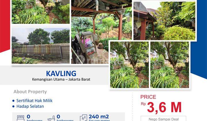 DIJUAL KAVLING di Kemanggisan Utama Jakarta Barat 1