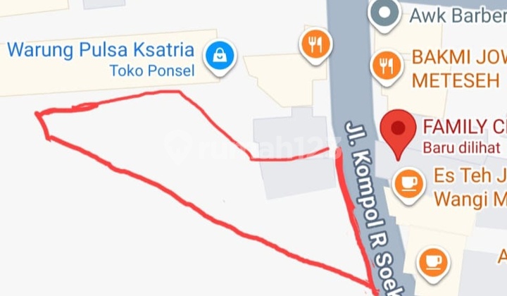 Djjual Tanah Luas Pinggir Jalan Raya Meteseh Dekat Kampus Rs Wongso Negoro Undip Unimus dan Primaya Semarang 1