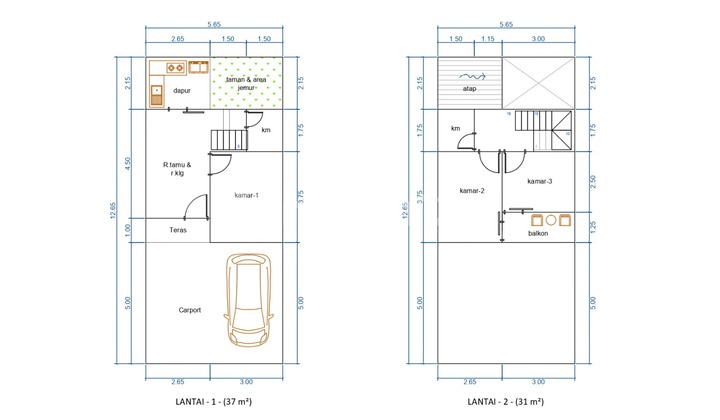 Rumah Progres Ready Bpd 3 Tlogomulyo Dekat Sekolah Negeri dan Swasta 2